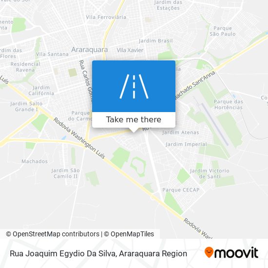 Mapa Rua Joaquim Egydio Da Silva