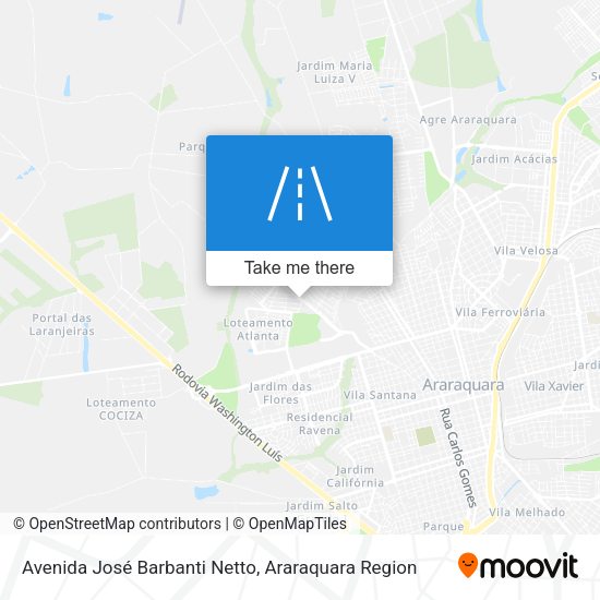 Avenida José Barbanti Netto map