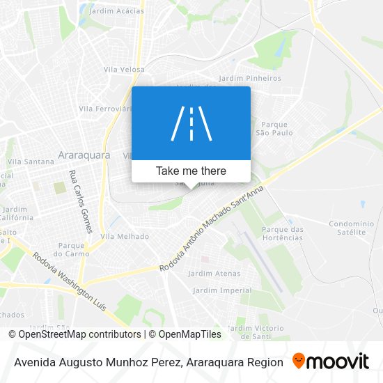 Avenida Augusto Munhoz Perez map