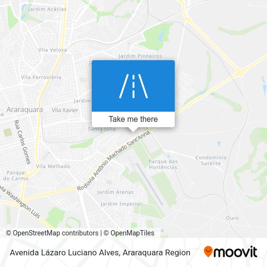 Avenida Lázaro Luciano Alves map
