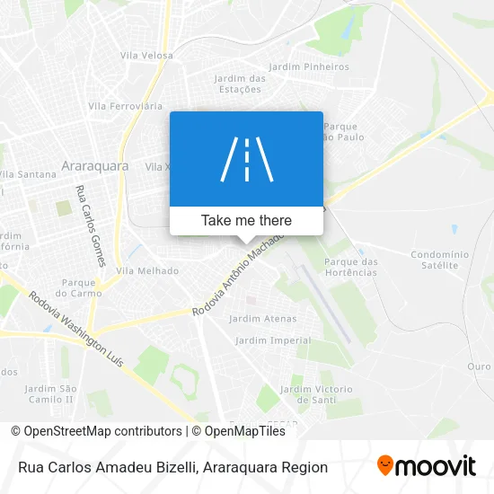 Rua Carlos Amadeu Bizelli map