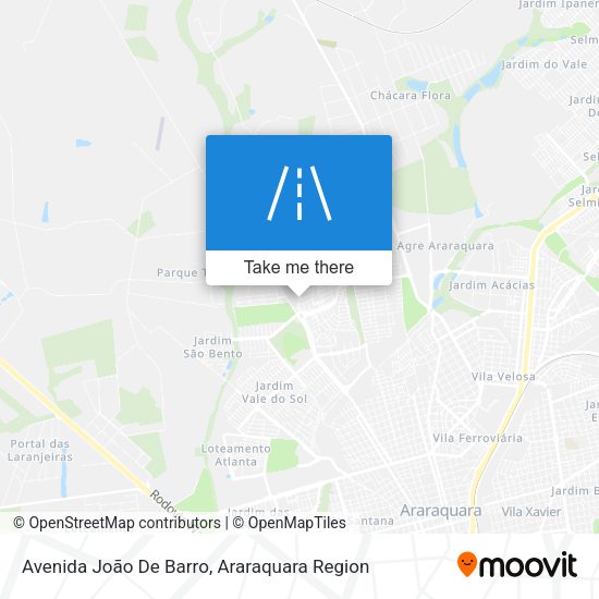 Avenida João De Barro map