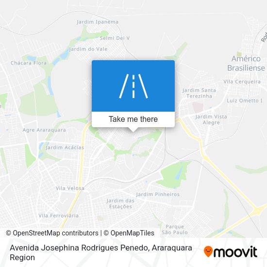 Avenida Josephina Rodrigues Penedo map