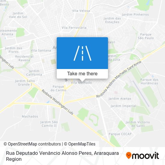 Rua Deputado Venâncio Alonso Peres map