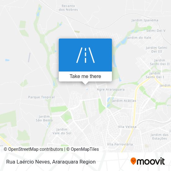 Rua Laércio Neves map