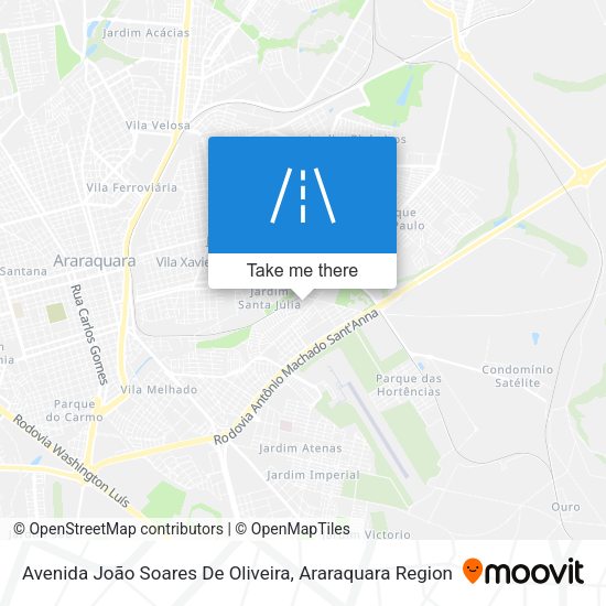 Avenida João Soares De Oliveira map