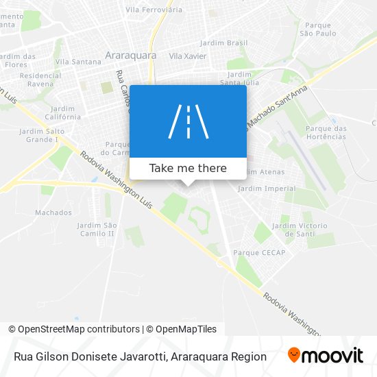 Mapa Rua Gilson Donisete Javarotti