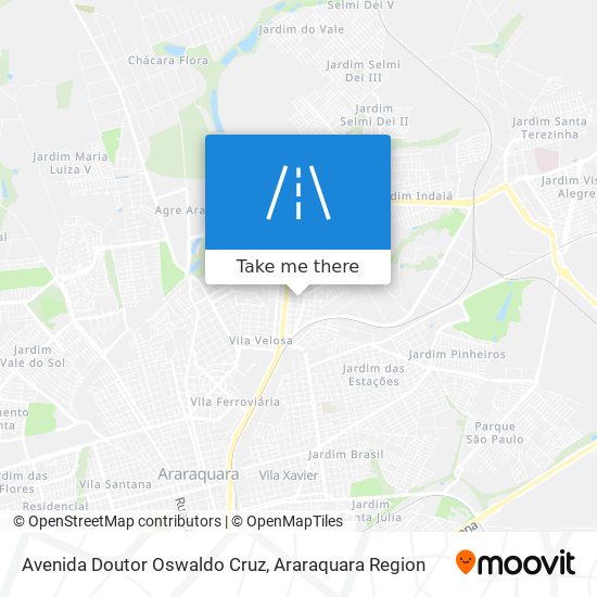 Avenida Doutor Oswaldo Cruz map