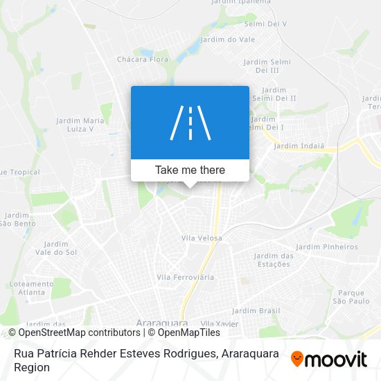 Rua Patrícia Rehder Esteves Rodrigues map