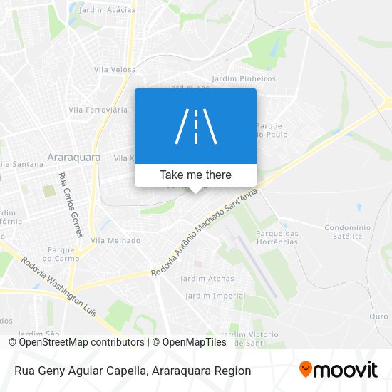 Rua Geny Aguiar Capella map