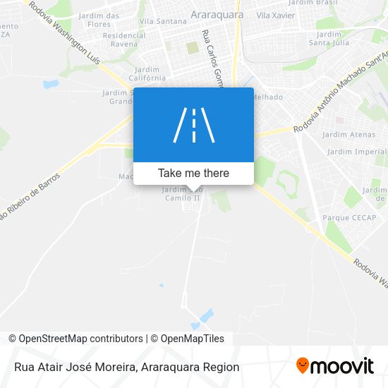 Rua Atair José Moreira map