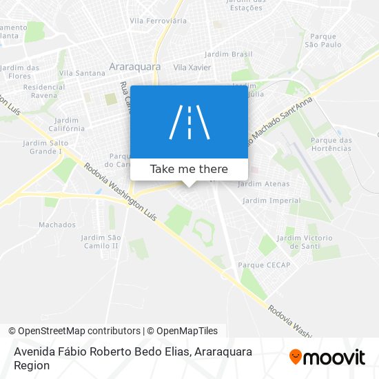 Avenida Fábio Roberto Bedo Elias map