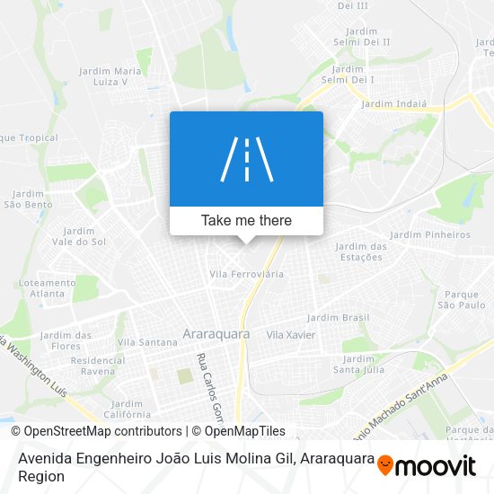 Avenida Engenheiro João Luis Molina Gil map