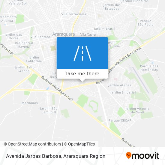 Mapa Avenida Jarbas Barbosa