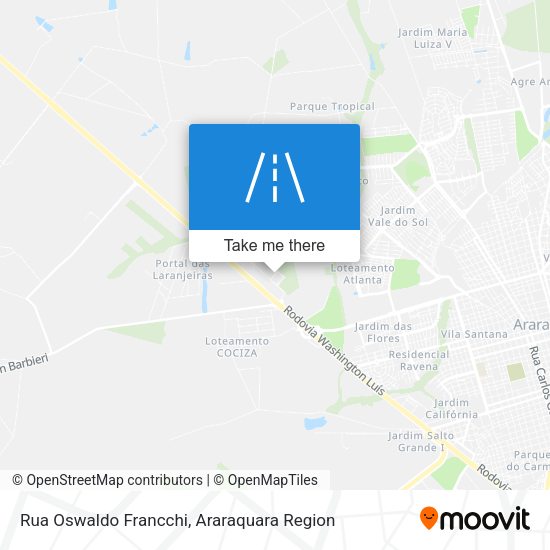 Rua Oswaldo Francchi map
