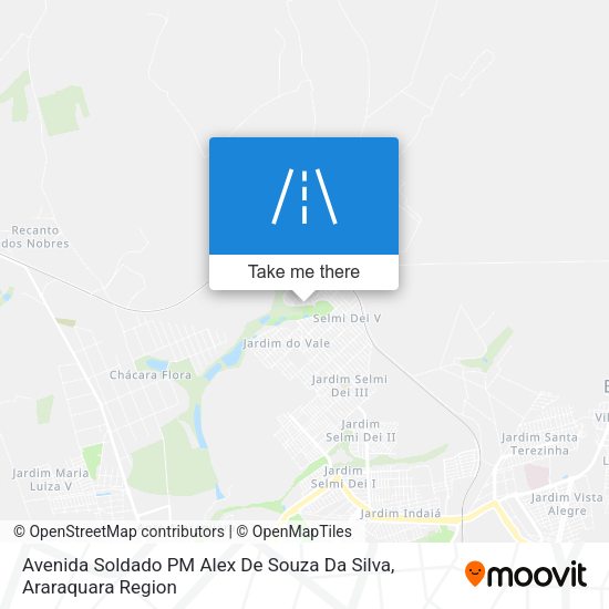 Avenida Soldado PM Alex De Souza Da Silva map