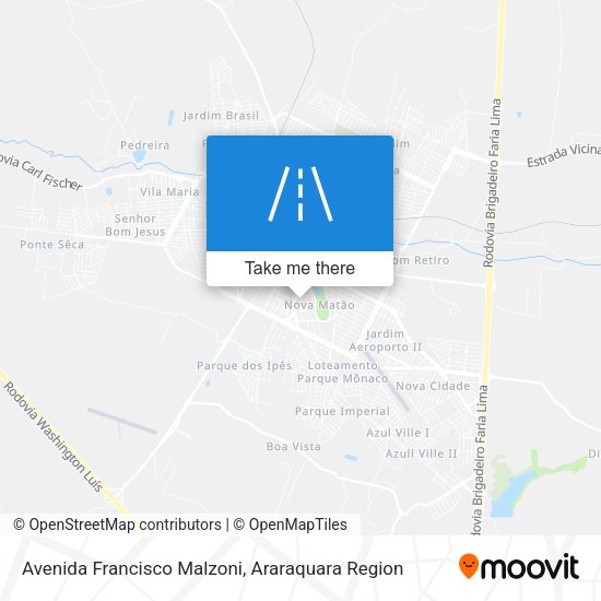 Avenida Francisco Malzoni map