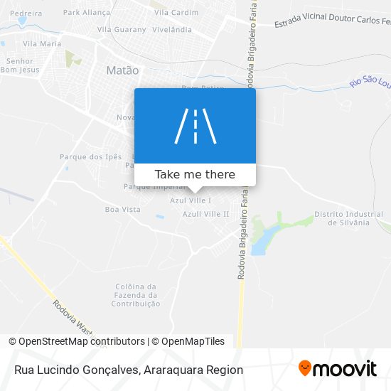 Mapa Rua Lucindo Gonçalves