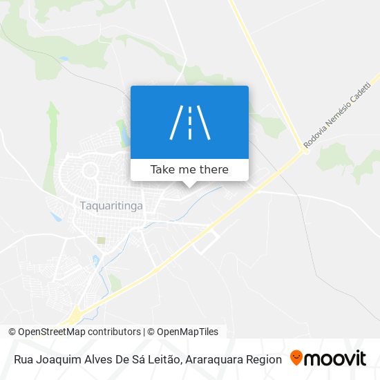 Mapa Rua Joaquim Alves De Sá Leitão