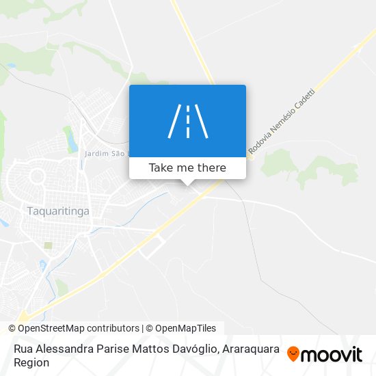 Mapa Rua Alessandra Parise Mattos Davóglio