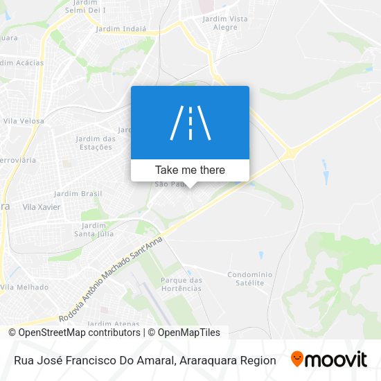 Rua José Francisco Do Amaral map