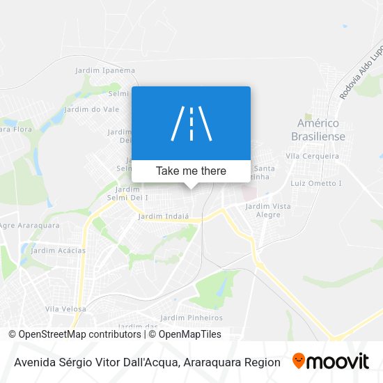 Avenida Sérgio Vitor Dall'Acqua map