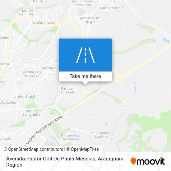 Avenida Pastor Odil De Paula Messias map