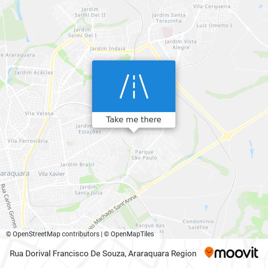 Rua Dorival Francisco De Souza map