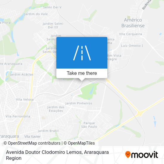 Avenida Doutor Clodomiro Lemos map