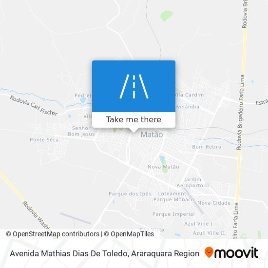 Avenida Mathias Dias De Toledo map