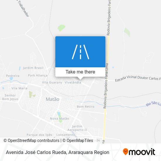 Avenida José Carlos Rueda map