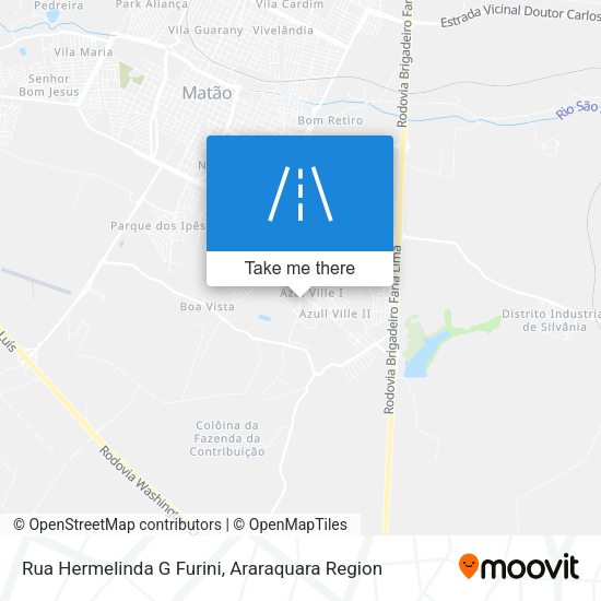 Rua Hermelinda G Furini map