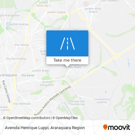 Avenida Henrique Luppi map