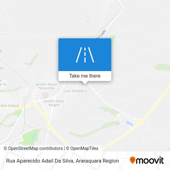 Rua Aparecido Adail Da Silva map