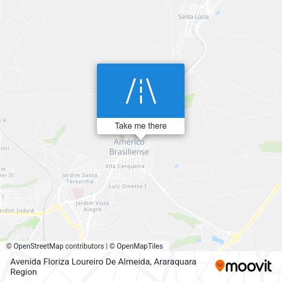 Avenida Floriza Loureiro De Almeida map