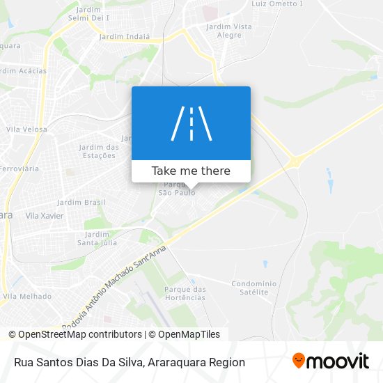 Rua Santos Dias Da Silva map