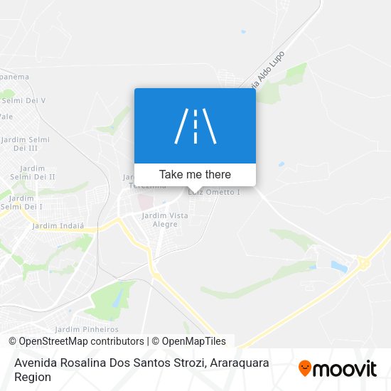 Avenida Rosalina Dos Santos Strozi map