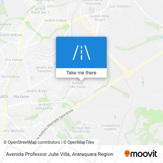 Avenida Professor Julie Villa map