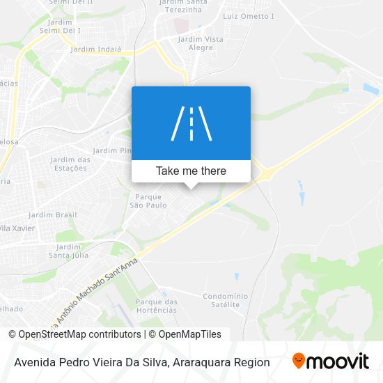 Avenida Pedro Vieira Da Silva map