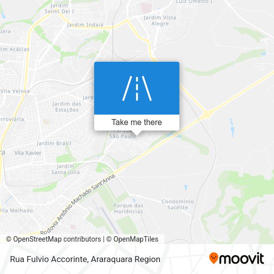 Rua Fulvio Accorinte map