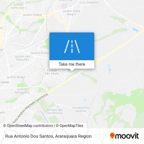 Rua Antonio Dos Santos map
