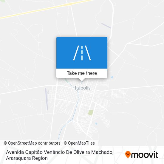 Avenida Capitão Venâncio De Oliveira Machado map