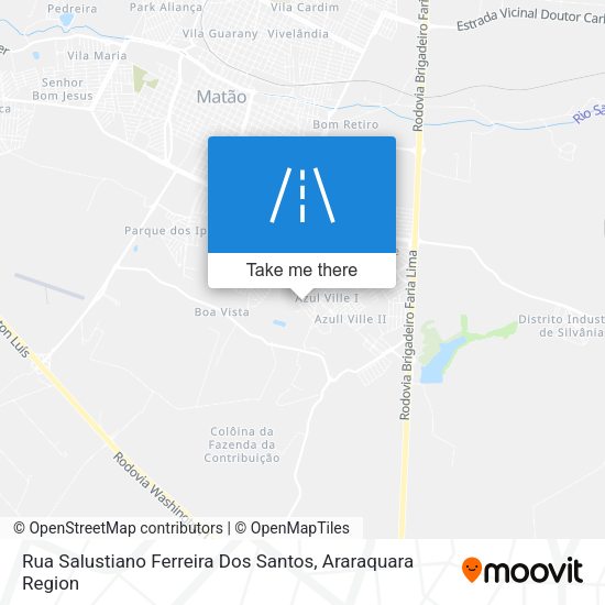 Rua Salustiano Ferreira Dos Santos map