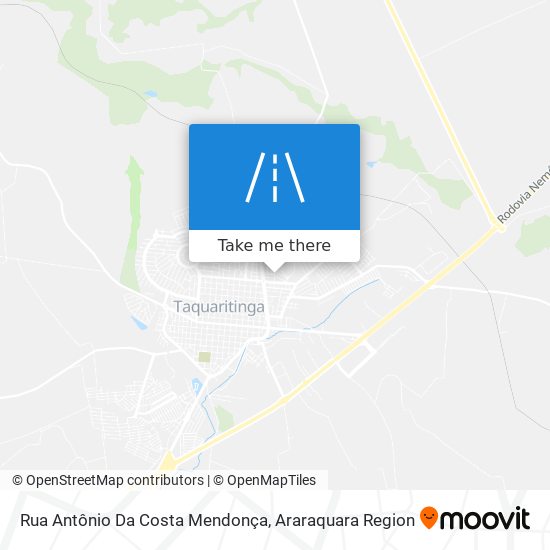 Rua Antônio Da Costa Mendonça map