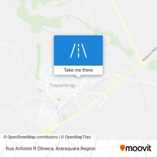 Rua Antonio R Oliveira map