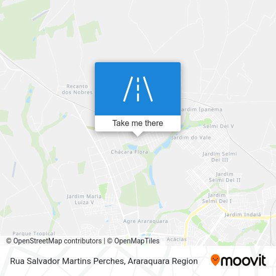 Rua Salvador Martins Perches map