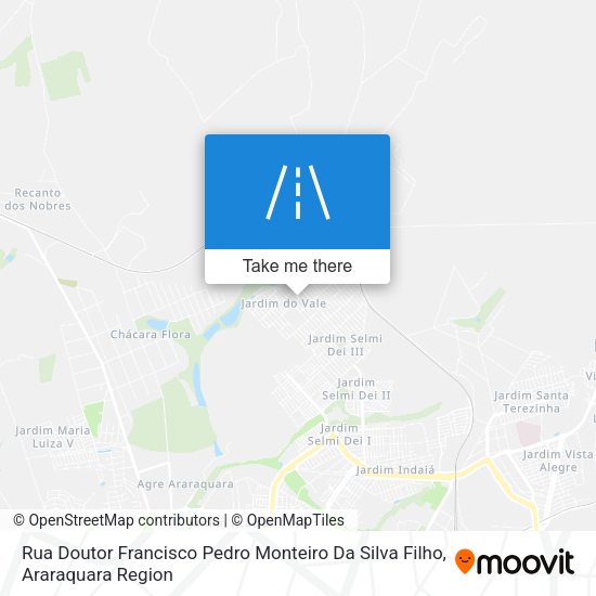 Rua Doutor Francisco Pedro Monteiro Da Silva Filho map
