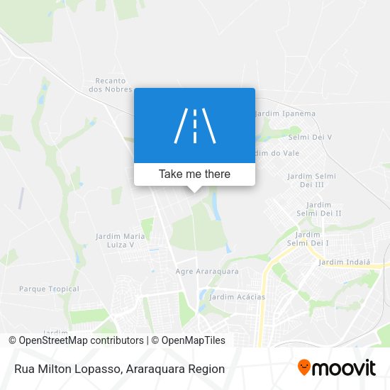 Rua Milton Lopasso map