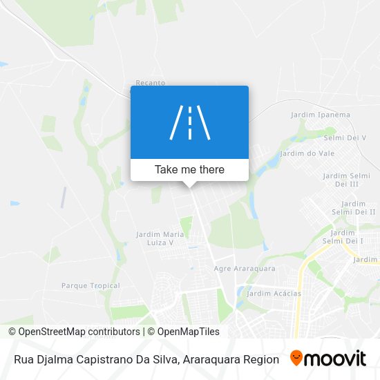 Rua Djalma Capistrano Da Silva map