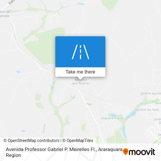 Avenida Professor Gabriel P. Meirelles Fl. map